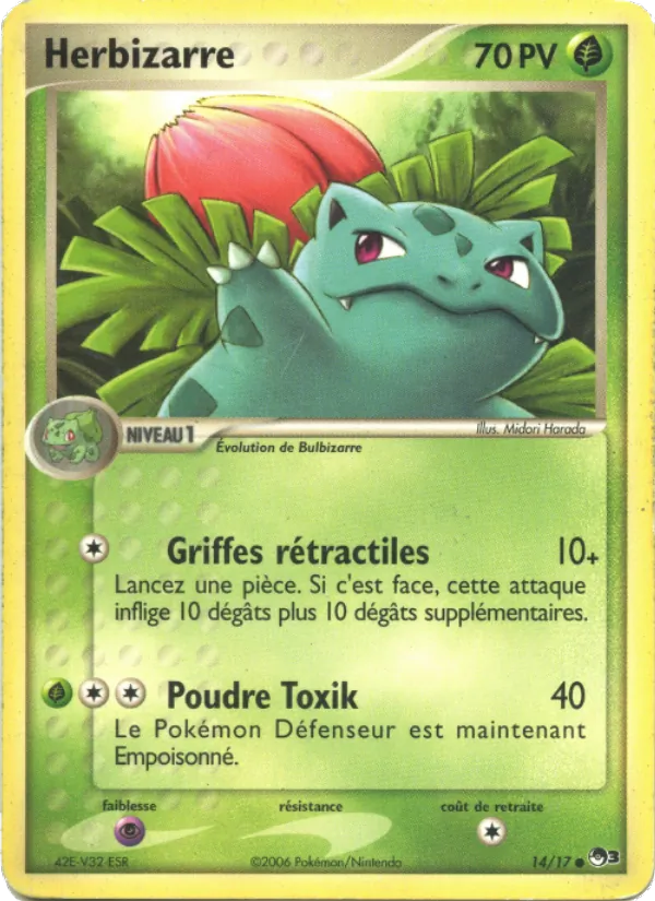 Carte Herbizarre de l'extension POP Série 3, numéro 14/17