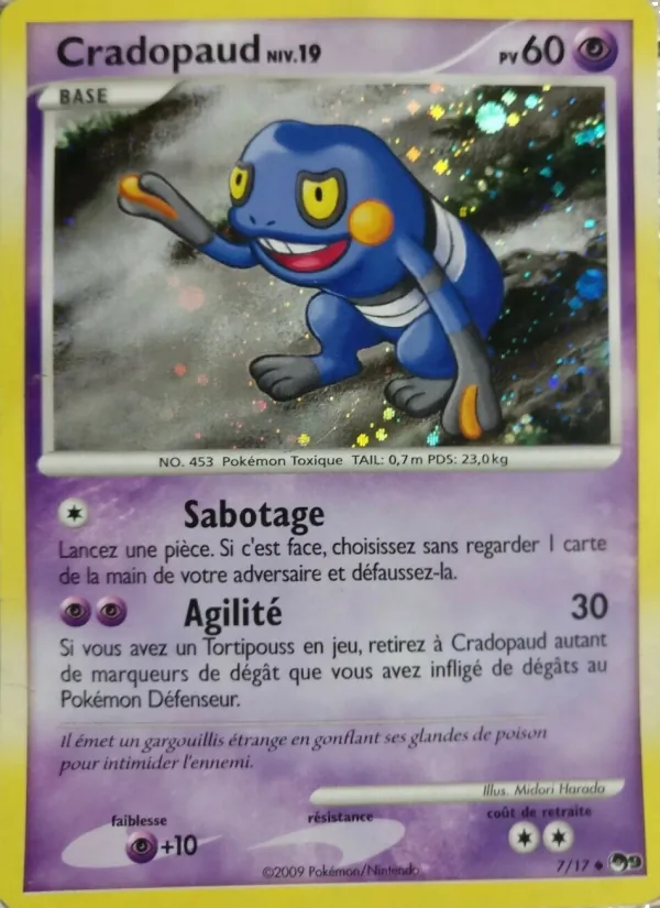 Carte Cradopaud de l'extension POP Série 9, numéro 7/17