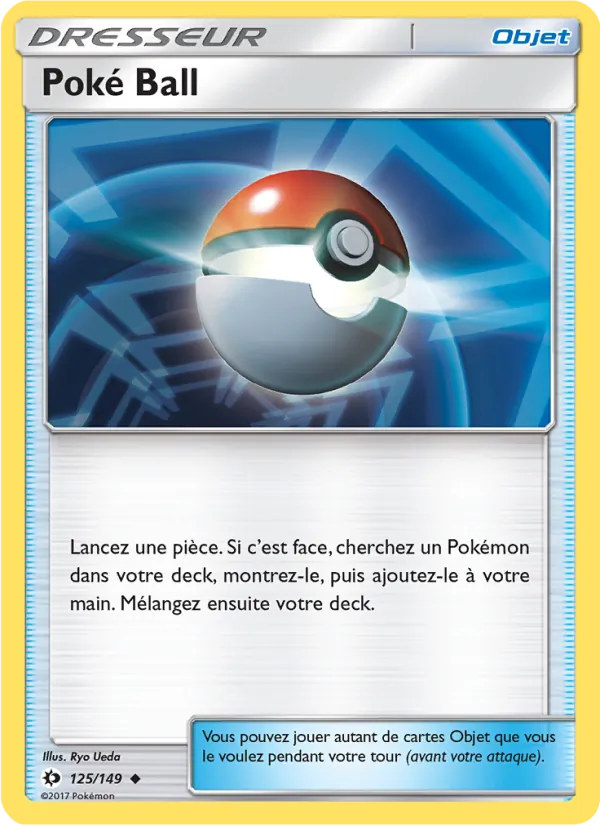Carte Poké Ball de l'extension Soleil et Lune, numéro 125/149