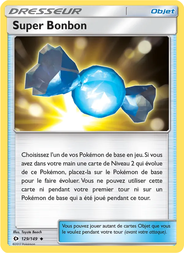 Carte Super Bonbon de l'extension Soleil et Lune, numéro 129/149