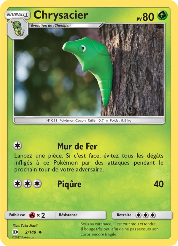 Carte Chrysacier de l'extension Soleil et Lune, numéro 2/149