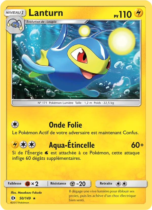 Carte Lanturn de l'extension Soleil et Lune, numéro 50/149
