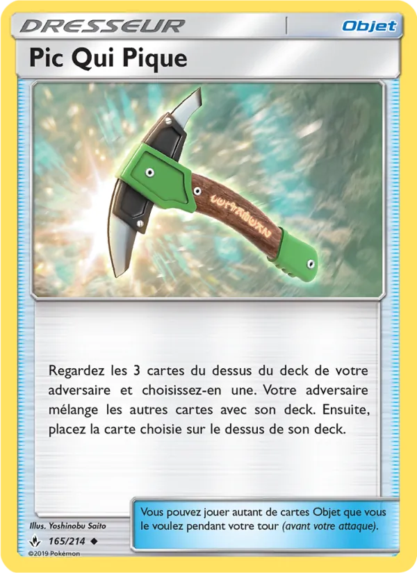 Carte Pic Qui Pique de l'extension Alliance Infaillible, numéro 165/214