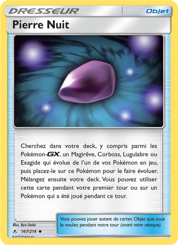 Carte Pierre Nuit de l'extension Alliance Infaillible, numéro 167/214