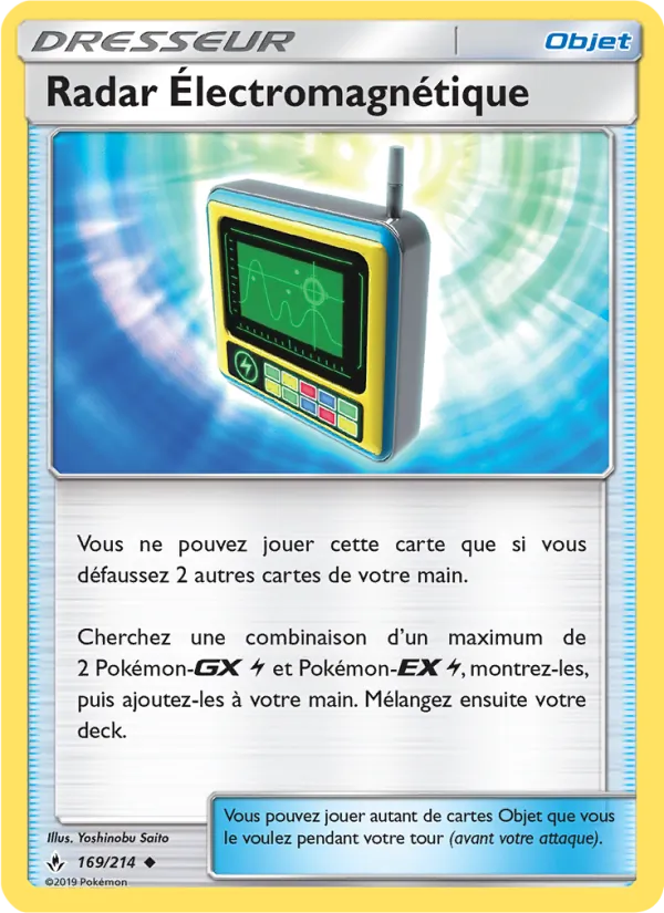 Carte Radar Électromagnétique de l'extension Alliance Infaillible, numéro 169/214