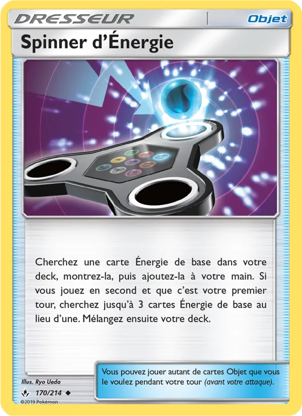 Carte Spinner d’Énergie de l'extension Alliance Infaillible, numéro 170/214