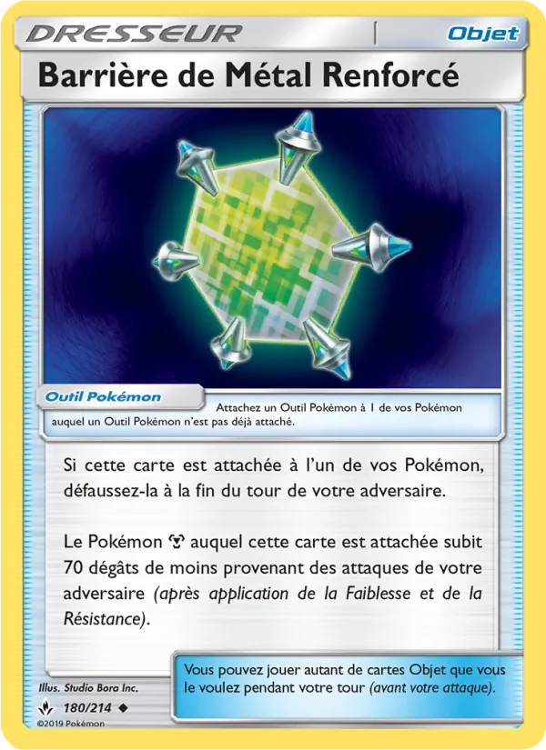 Carte Barrière de Métal Renforcé de l'extension Alliance Infaillible, numéro 180/214