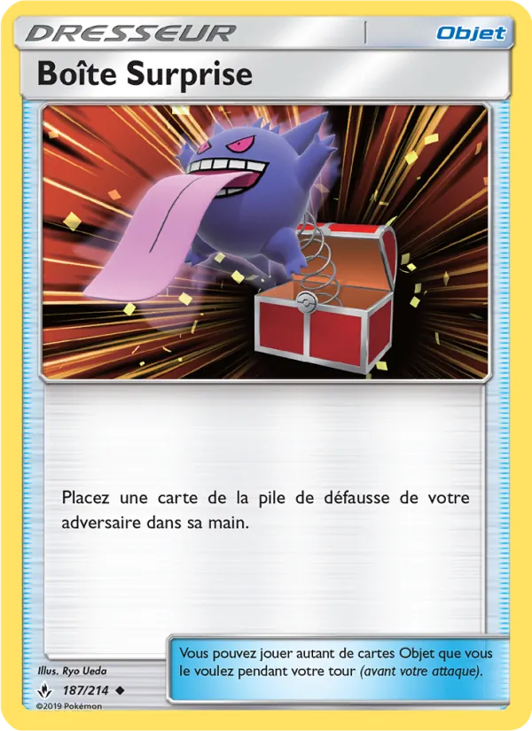 Carte Boîte Surprise de l'extension Alliance Infaillible, numéro 187/214