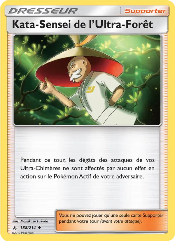 Carte Kata-Sensei de l’Ultra-Forêt de l'extension Alliance Infaillible, numéro 188/214
