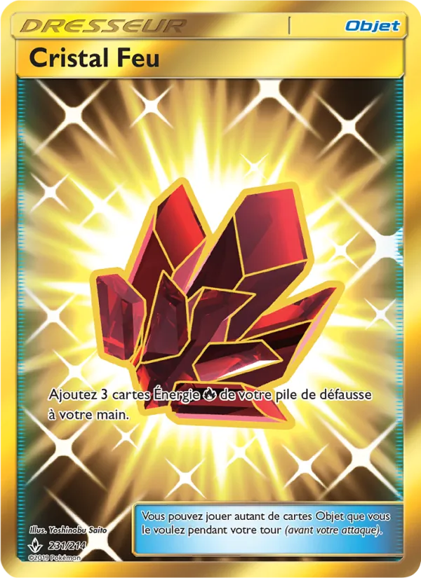 Carte Cristal Feu de l'extension Alliance Infaillible, numéro 231/214