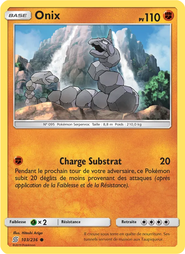 Carte Onix de l'extension Harmonie des Esprits, numéro 103/236