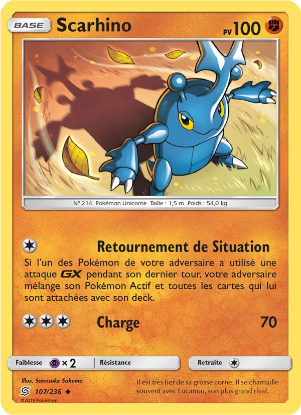 Carte Scarhino de l'extension Harmonie des Esprits, numéro 107/236