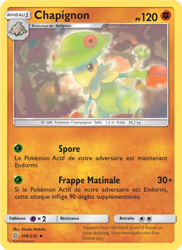 Carte Chapignon de l'extension Harmonie des Esprits, numéro 108/236