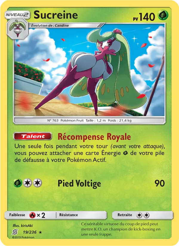 Carte Sucreine de l'extension Harmonie des Esprits, numéro 19/236
