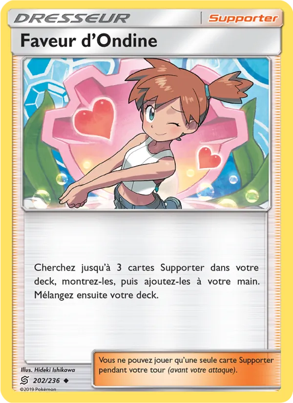 Carte Faveur d’Ondine de l'extension Harmonie des Esprits, numéro 202/236