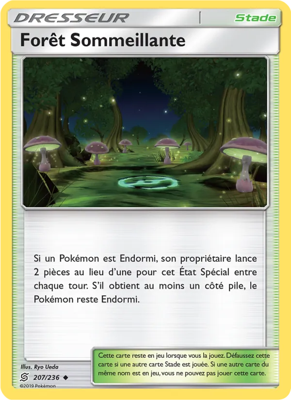 Carte Forêt Sommeillante de l'extension Harmonie des Esprits, numéro 207/236