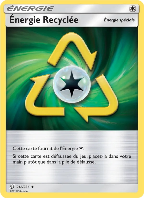 Carte Énergie Recyclée de l'extension Harmonie des Esprits, numéro 212/236