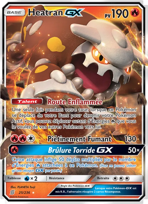 Carte Heatran GX de l'extension Harmonie des Esprits, numéro 25/236