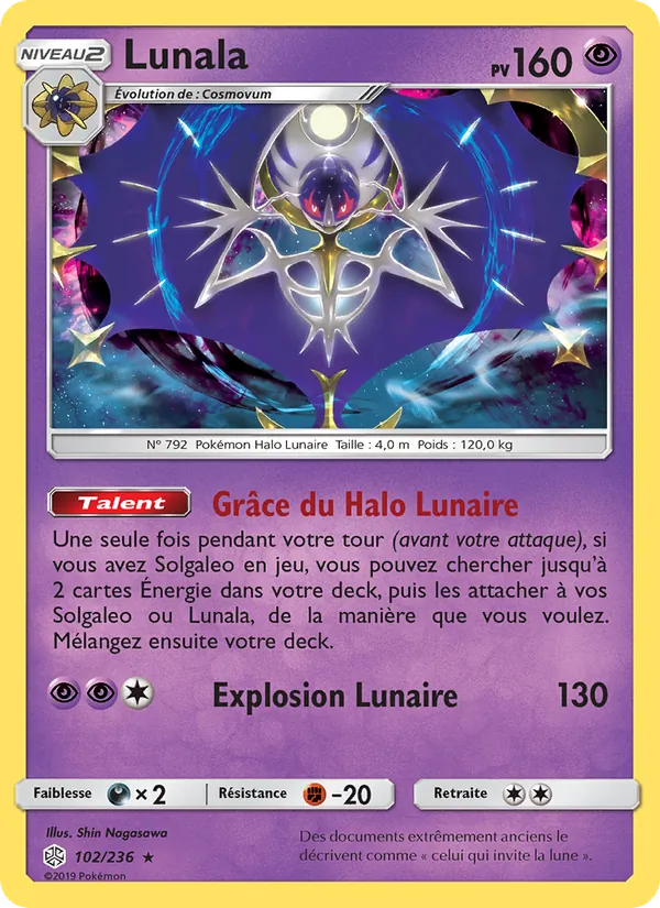 Carte Lunala de l'extension Éclipse Cosmique, numéro 102/236