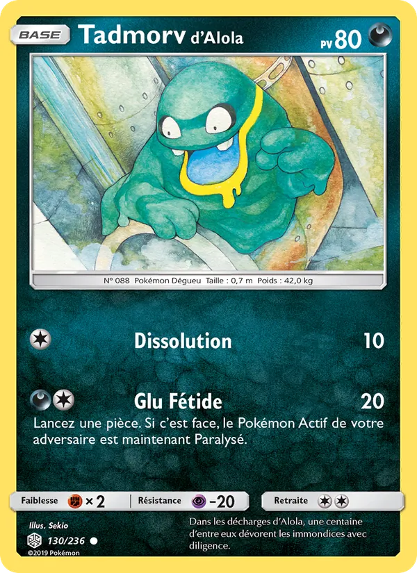 Carte Tadmorv d’Alola de l'extension Éclipse Cosmique, numéro 130/236