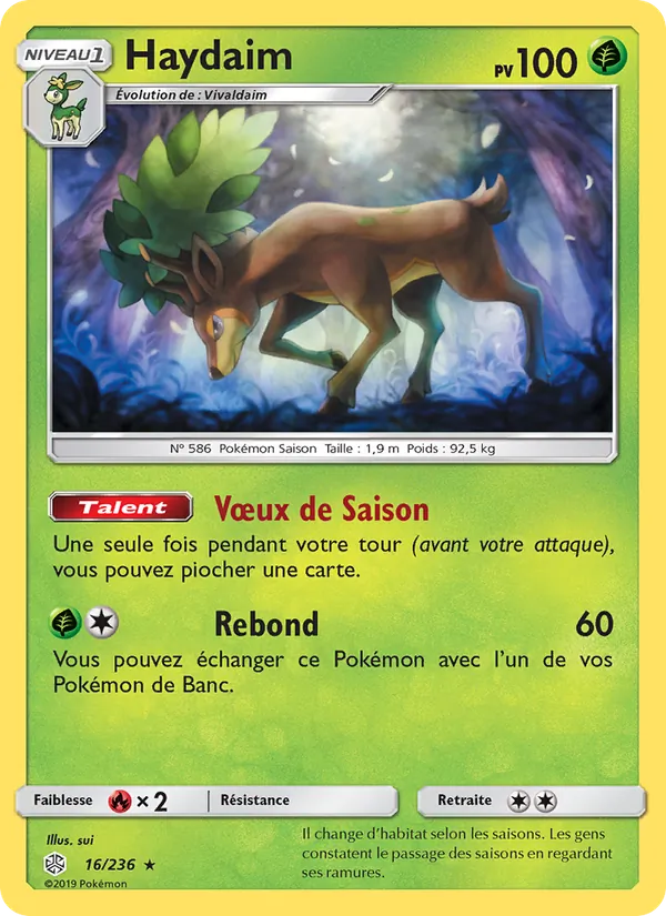 Carte Haydaim de l'extension Éclipse Cosmique, numéro 16/236