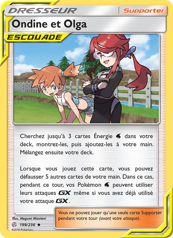 Carte Ondine et Olga de l'extension Éclipse Cosmique, numéro 199/236