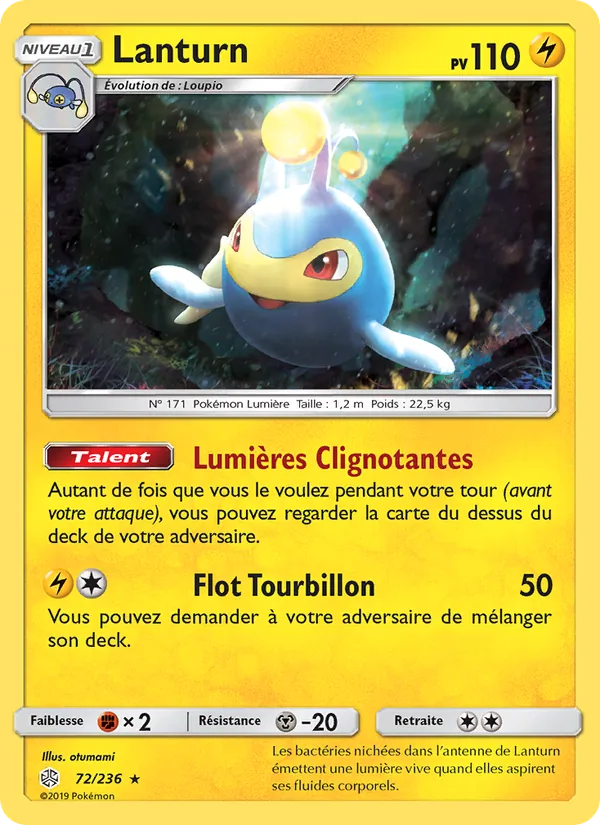 Carte Lanturn de l'extension Éclipse Cosmique, numéro 72/236