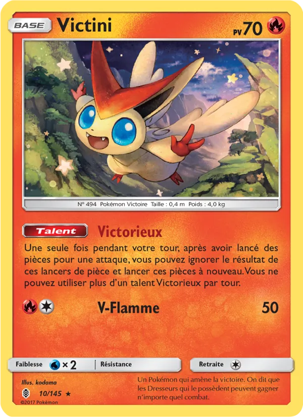 Carte Victini de l'extension Gardiens Ascendants, numéro 10/145