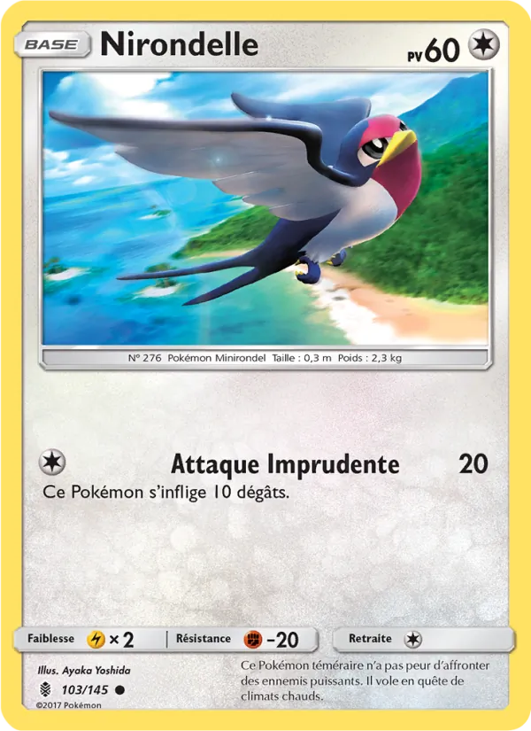 Carte Nirondelle de l'extension Gardiens Ascendants, numéro 103/145