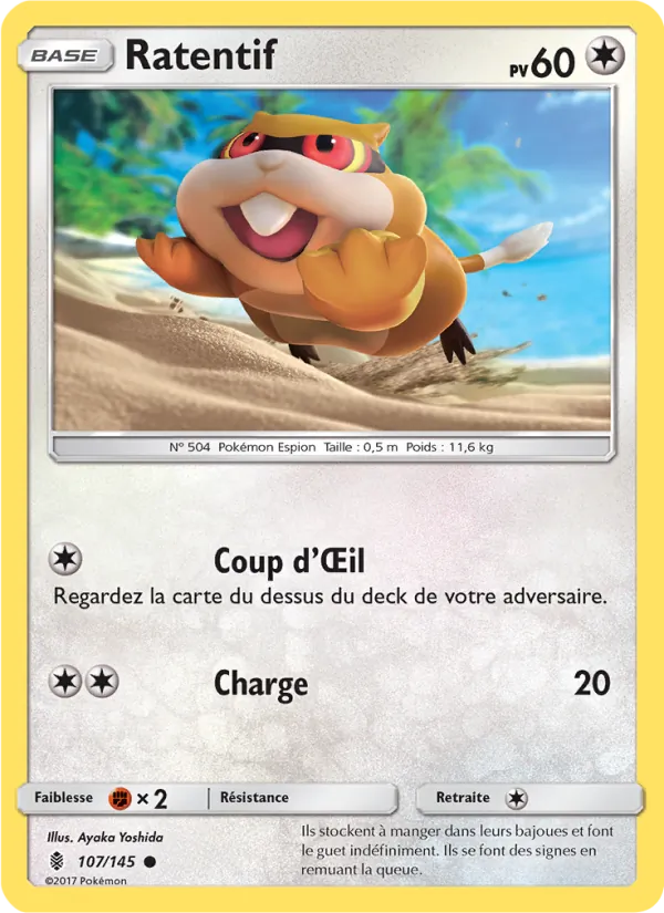 Carte Ratentif de l'extension Gardiens Ascendants, numéro 107/145