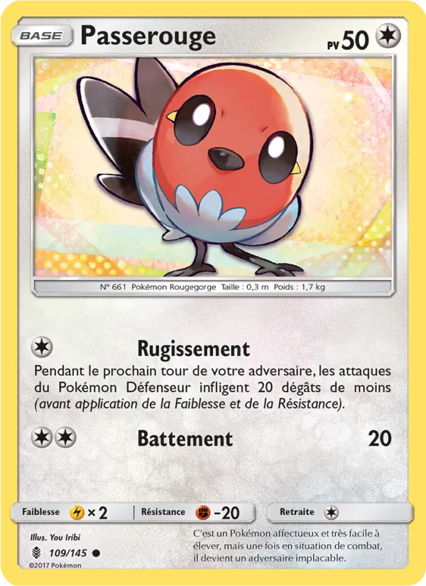 Carte Passerouge de l'extension Gardiens Ascendants, numéro 109/145