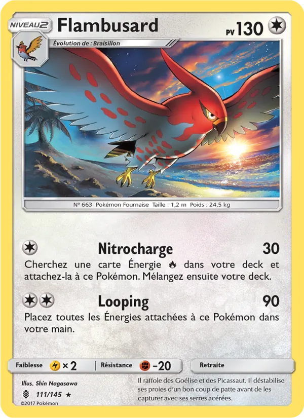 Carte Flambusard de l'extension Gardiens Ascendants, numéro 111/145