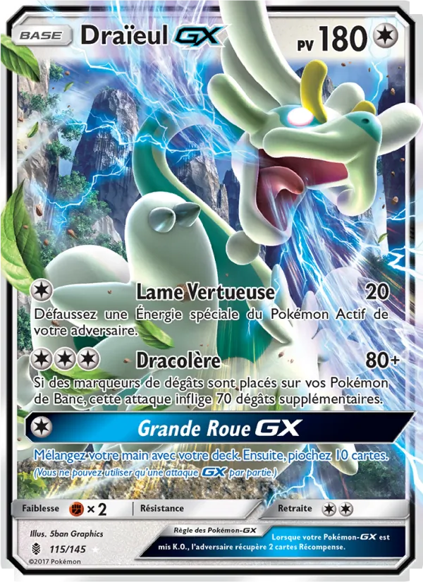Carte Draïeul GX de l'extension Gardiens Ascendants, numéro 115/145