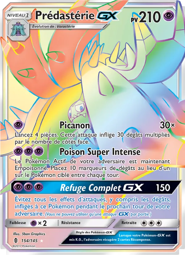 Carte Prédastérie GX de l'extension Gardiens Ascendants, numéro 154/145