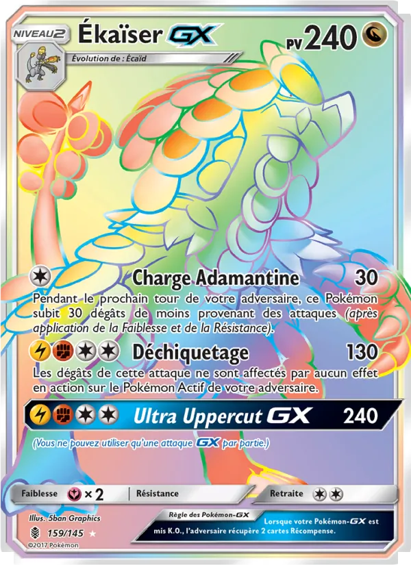 Carte Ékaïser GX de l'extension Gardiens Ascendants, numéro 159/145
