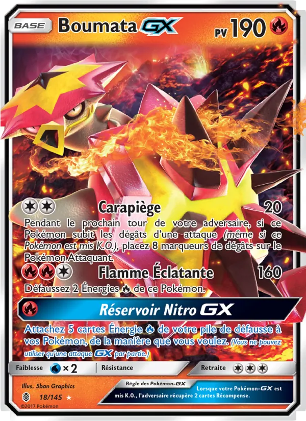 Carte Boumata GX de l'extension Gardiens Ascendants, numéro 18/145