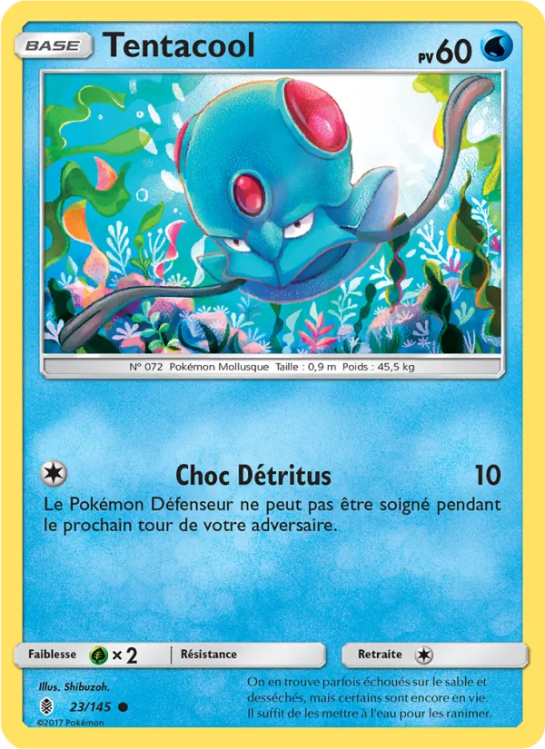 Carte Tentacool de l'extension Gardiens Ascendants, numéro 23/145