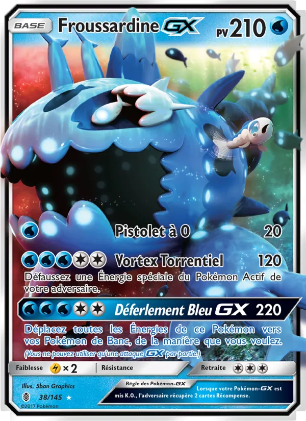 Carte Froussardine GX de l'extension Gardiens Ascendants, numéro 38/145