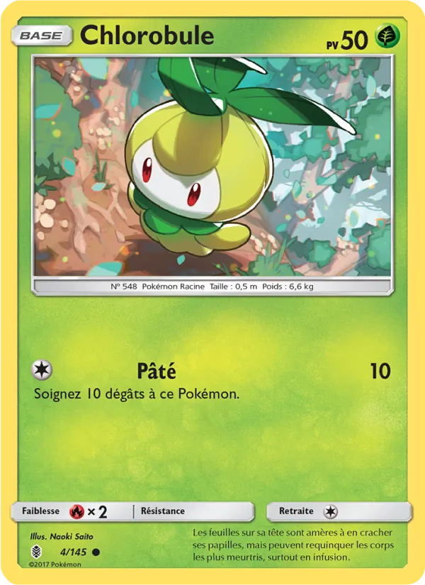 Carte Chlorobule de l'extension Gardiens Ascendants, numéro 4/145