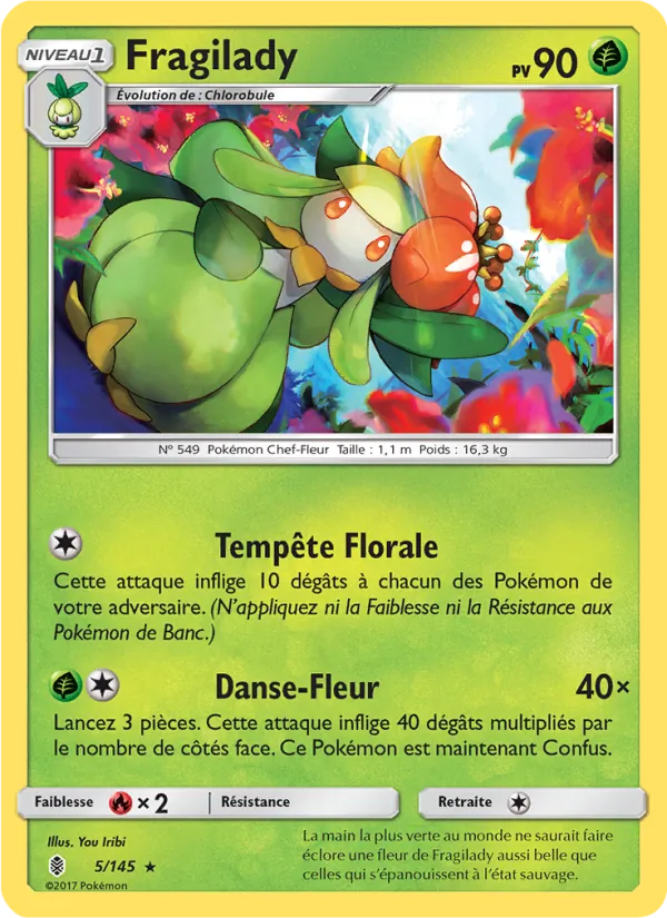 Carte Fragilady de l'extension Gardiens Ascendants, numéro 5/145