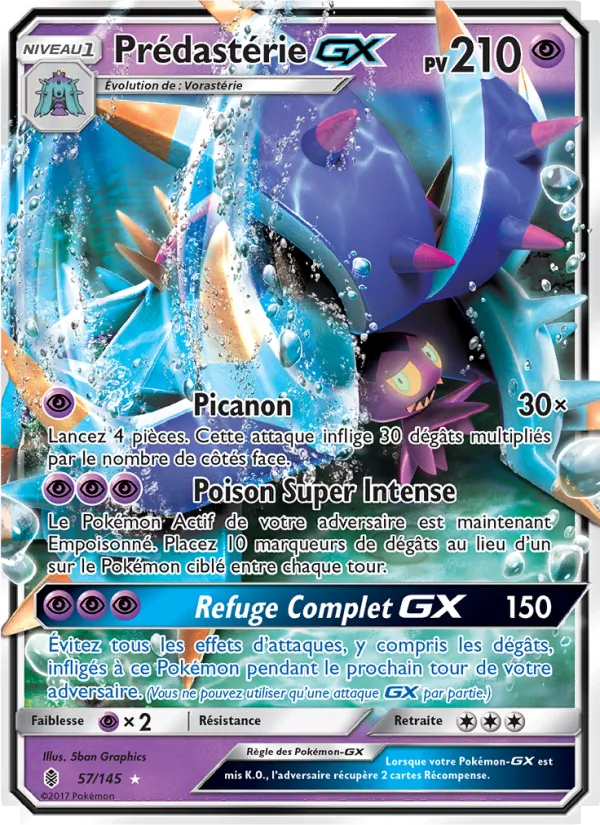 Carte Prédastérie GX de l'extension Gardiens Ascendants, numéro 57/145