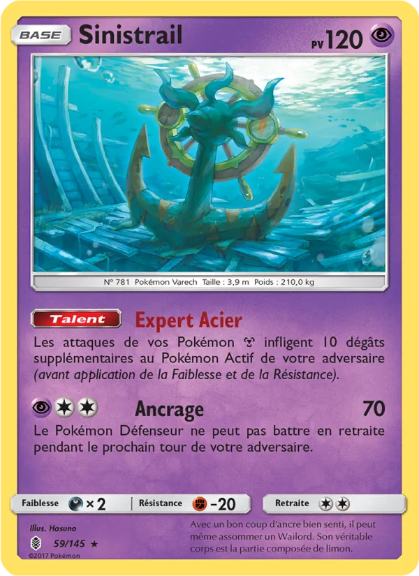 Carte Sinistrail de l'extension Gardiens Ascendants, numéro 59/145