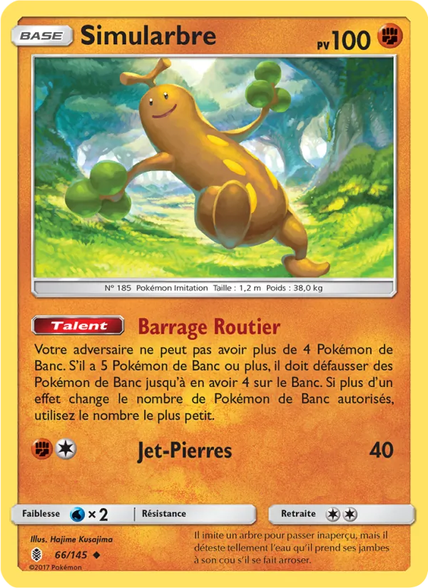 Carte Simularbre de l'extension Gardiens Ascendants, numéro 66/145