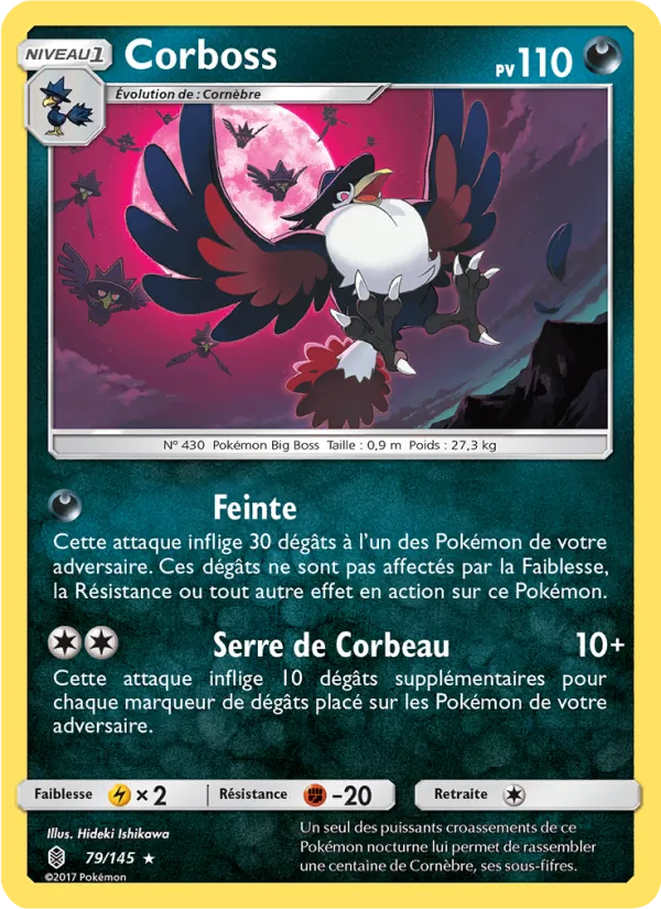 Carte Corboss de l'extension Gardiens Ascendants, numéro 79/145