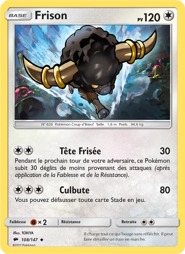 Carte Frison de l'extension Ombres Ardentes, numéro 108/147