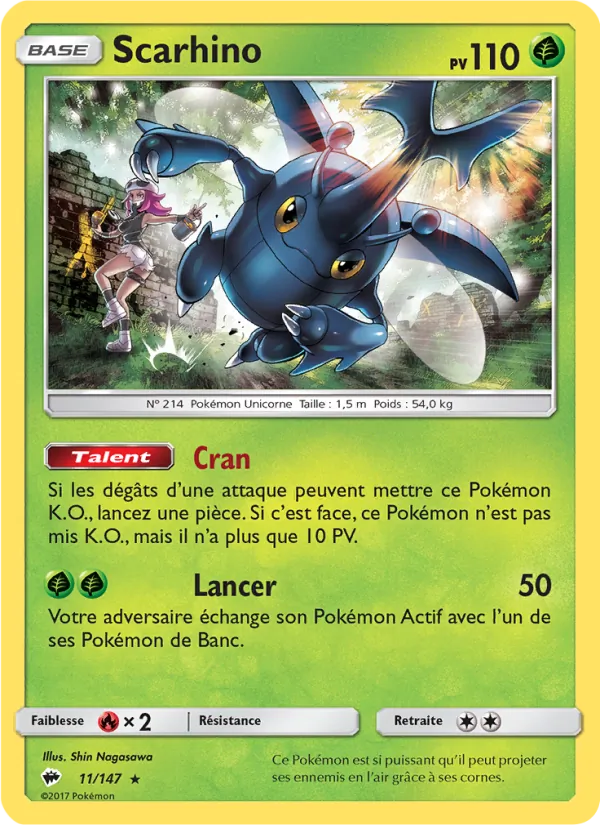 Carte Scarhino de l'extension Ombres Ardentes, numéro 11/147