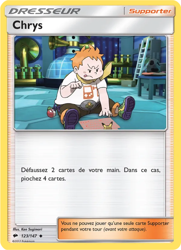 Carte Chrys de l'extension Ombres Ardentes, numéro 123/147