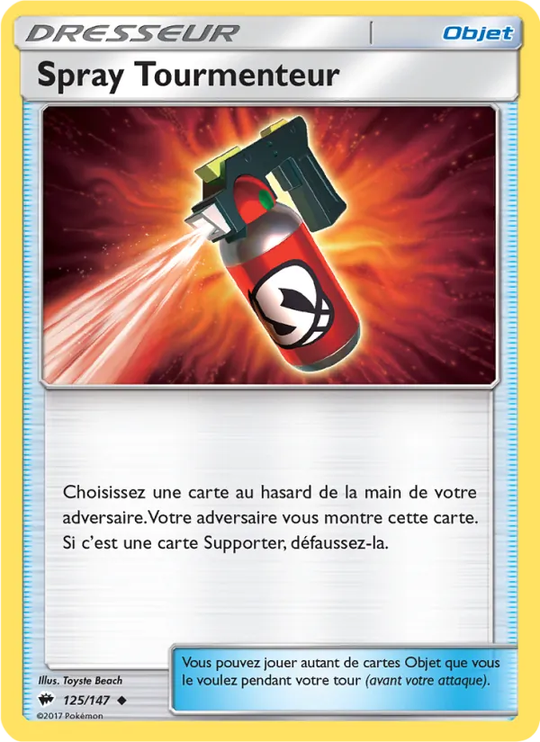 Carte Spray Tourmenteur de l'extension Ombres Ardentes, numéro 125/147