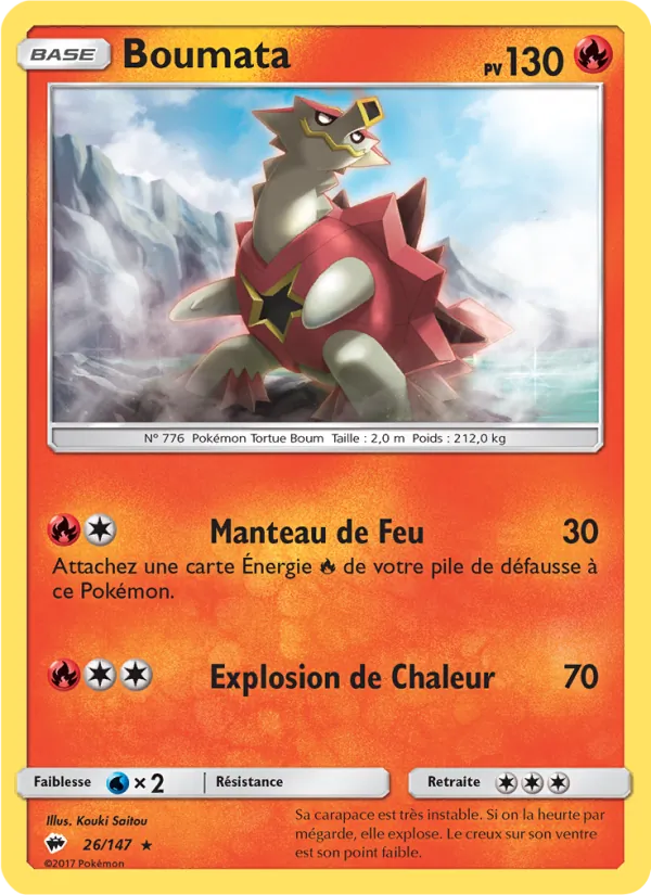 Carte Boumata de l'extension Ombres Ardentes, numéro 26/147