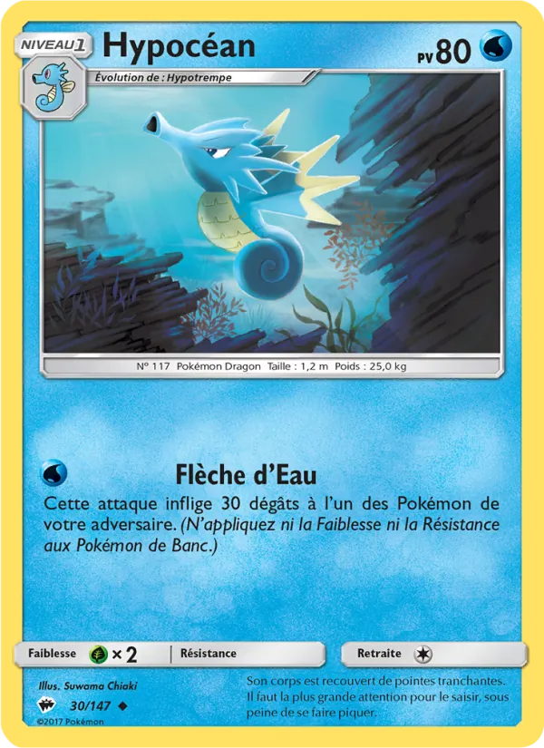 Carte Hypocéan de l'extension Ombres Ardentes, numéro 30/147
